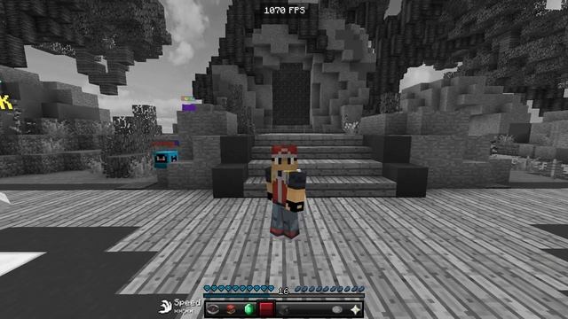 Black & White (Grayscale) Minecraft - FREE Overlay! [Skywars Win]