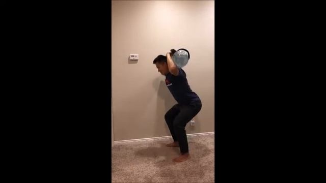 Water Bag Weight Training Workout (Aqua Bag Weight-lifting) Exercise I