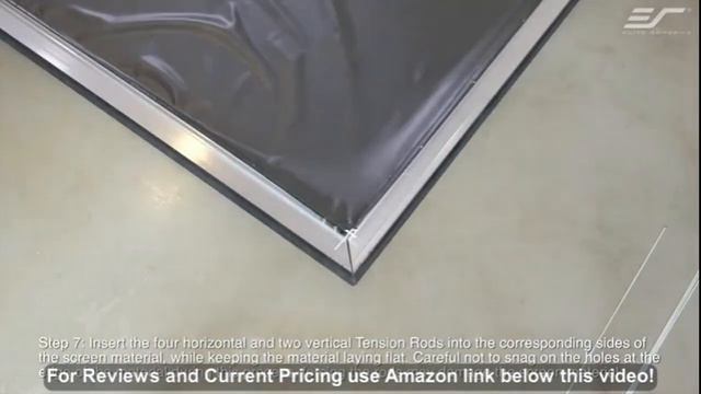 Elite Screens Sable Frame B2, 150-INCH Diag. 16:9, Active 3D 4K / 8K Ultra HD Fixed Frame Home