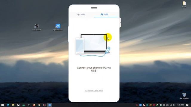 OBS Studio + Apower Mirror Stream Setup And Requirement Screen Cast By Data Cable Or Mirror