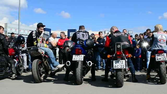 Рёв моторов на открытии мотосезона 29.04.2018