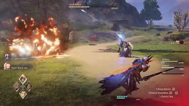 Tales Of Arise Gigant Battle Great Dragon Hard