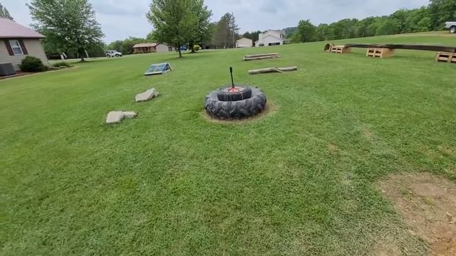 Moto Trials Backyard Obstacle Course Build - Part 3 - Splat Wall