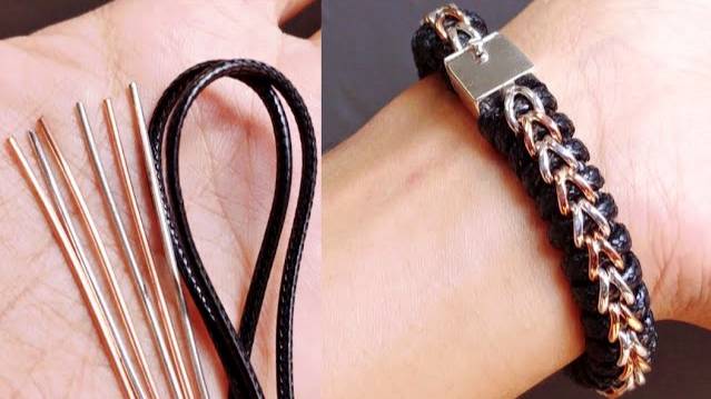 Silver And Copper Bracelet - How To Make A Bracelet