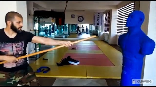 Technique With Stick And Nunchaku -    техника с  палкой и нунчаком. 杖 - Jo -  ヌンチャク -  雙節棍