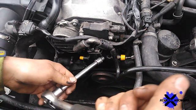 Mercedes W203 2.2cdi Wymiana Pompy Paliwa