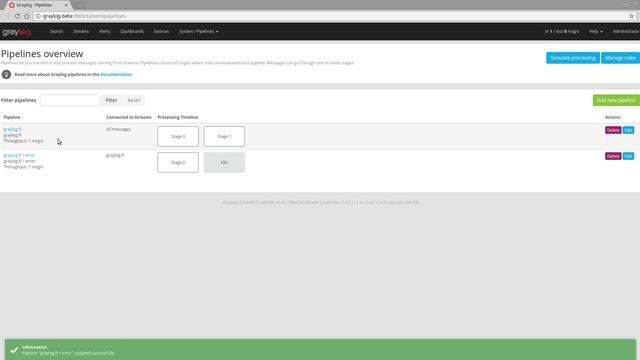 Graylog V2.2.0-beta.6