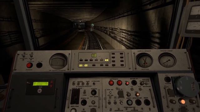 [Metrostroi] ПОЕЗДКА ПО NEO-МАЛИНОВОЙ ЛИНИИ [60 FPS]