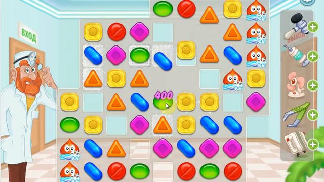 Игра интерны: три в ряд прохождение уровень 188