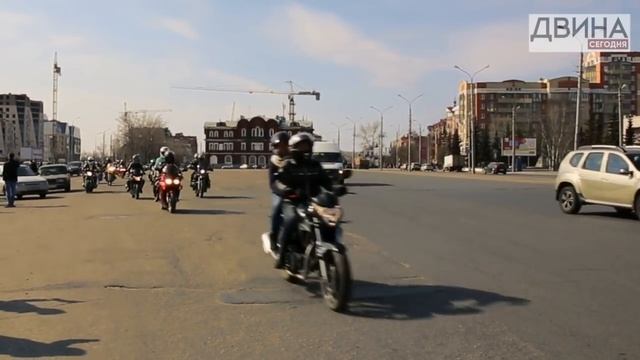 Открытие мотосезона в Архангельске 2017