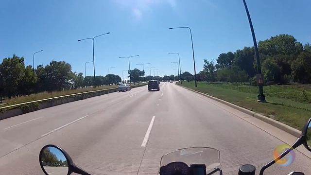 BMW R1200R - Lake Shore Drive - Chicago IL  - GoPro HD