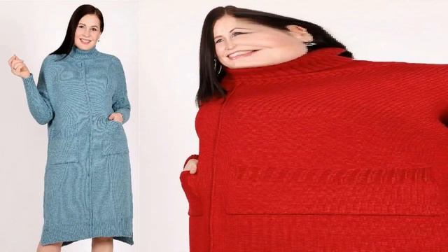 Платье-свитер оверсайз из вязанного трикотажа. Курьер с доставкой по Москве. Отправляем по РФ.