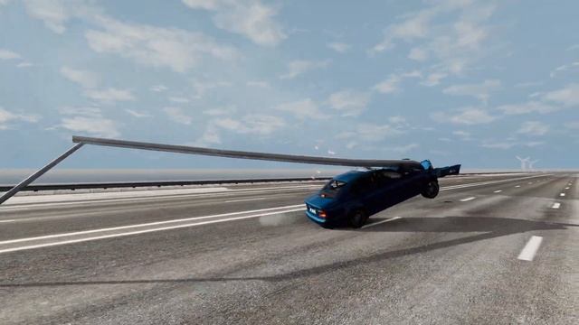 LIGHT POST Vs Mercedes G63! 150 Km/H CRASH TEST! - BeamNg Drive