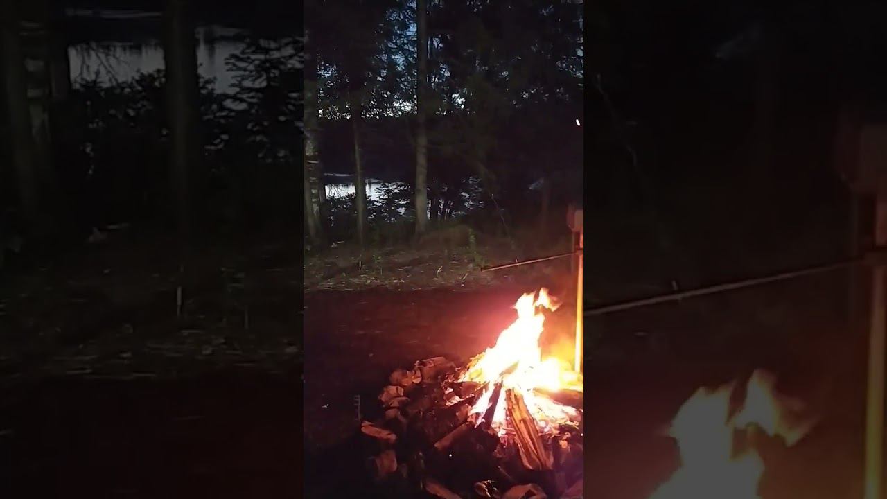 Вечерние посиделки у костра!
