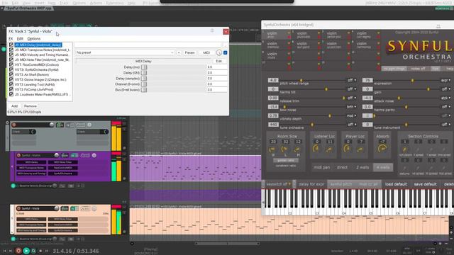 SynFul Orchestra Violin & Viola Demo