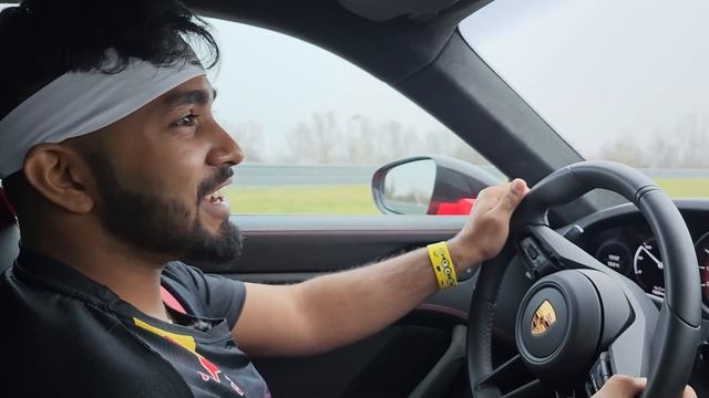 DRIVING A SUPERCAR ON RACE TRACK