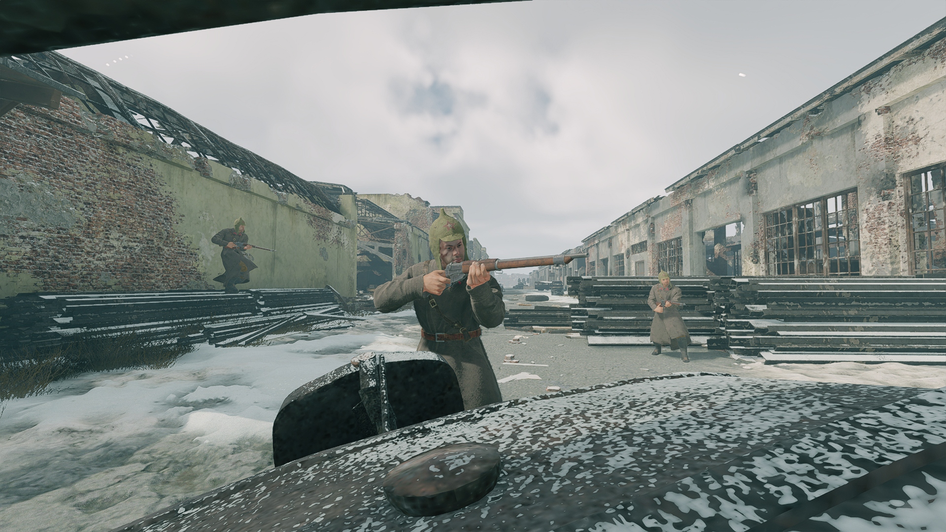 Enlisted - Тракторный завод (Захват) - Битва за Сталинград | 1080p