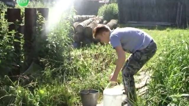 Пожар в деревне Липовая.