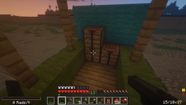 100 Дней в ЧЕРНОБЫЛЕ в МАЙНКРАФТ / #3 / ТОЛПЫ ЗОМБИРОВАННЫХ! ПЕРВАЯ БРОНЯ / Minecraft Хардкор