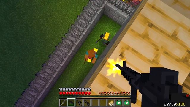 МОЯ БАЗА НЕ ВЫДЕРЖИЛА НАТИСК АРМИИ ИЗ 1000 ЗОМБИ АПОКАЛИПСИС В МАЙНКРАФТ ОБОРОНА БАШЕН В MINECRAFT!