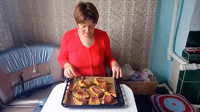 Запекла тыкву в духовке //Закрыла томатный сок //