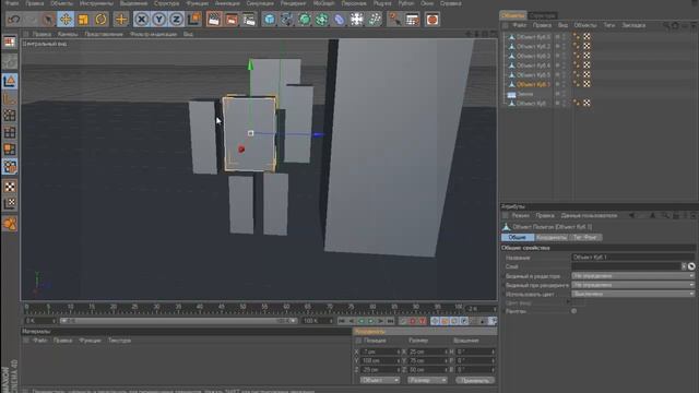 Моделирование Minecraft Стива в Cinema 4D (для новичков)