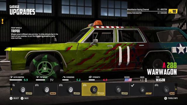 Car Review | Warwagon | Plus 2 Paint Job Ideas | Wreckfest
