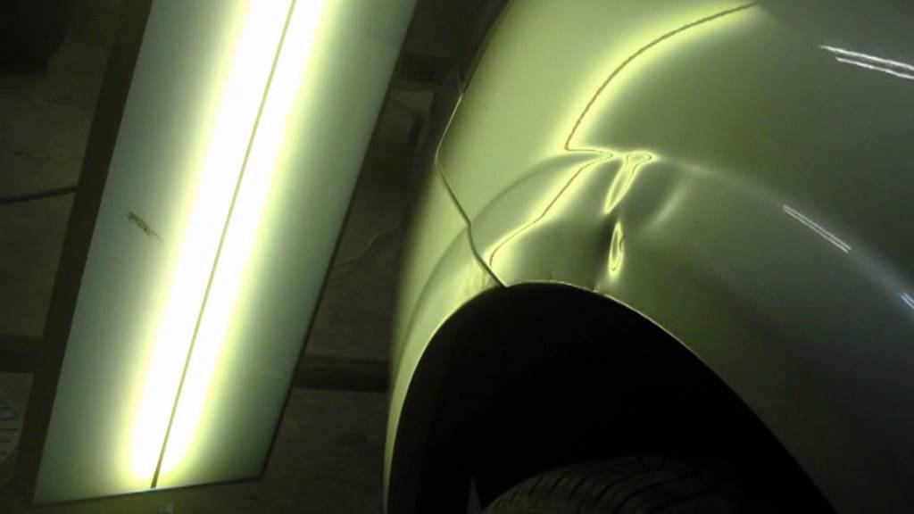 Удаление вмятин без покраски Nissan Almera PDR