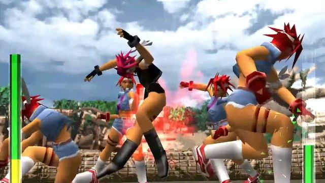 EVIL ZONE (PS1) - MIDORI HIMENO Story Mode (Playthrough/Longplay) Hard