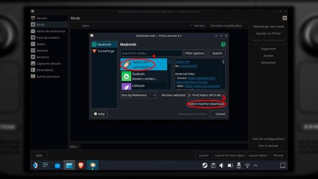 Minecraft Sur Steam Deck Avec Prism Launcher