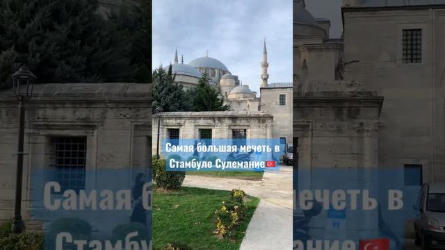 Самая большая мечеть в Стамбуле Сулемание 🇹🇷 #turkey #istanbul #sultan
