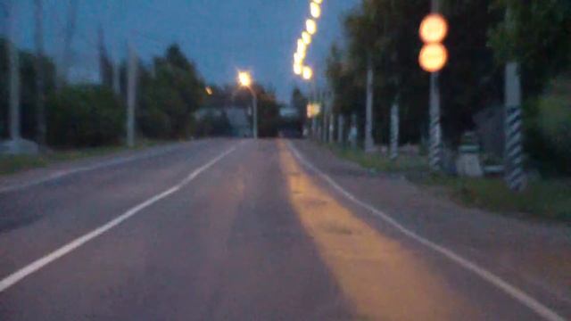 Проезжаем церковь в посёлке ТЕЛЬМА