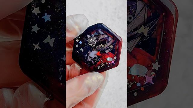 брелок ручной работы из эпоксидной смолы Хуа Чен благословение небожителей