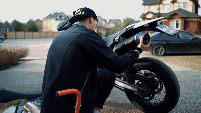 CINEMATIC MOTORCYCLE VIDEO  Husqvarna 701 SUPERMOTO Sony A7SIII.