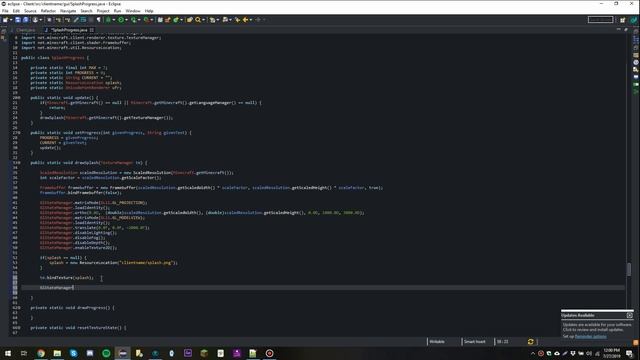 How To Code A Minecraft PVP Client: Episode #5: Splash Screen
