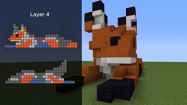 How To Build A Cute Fox | Minecraft Tutorial