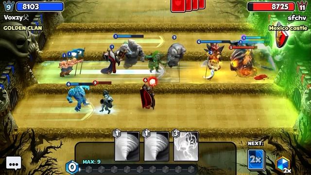 2x Mana Speed Necromancer/storm Elemental ??| Game Play | Castle Crush