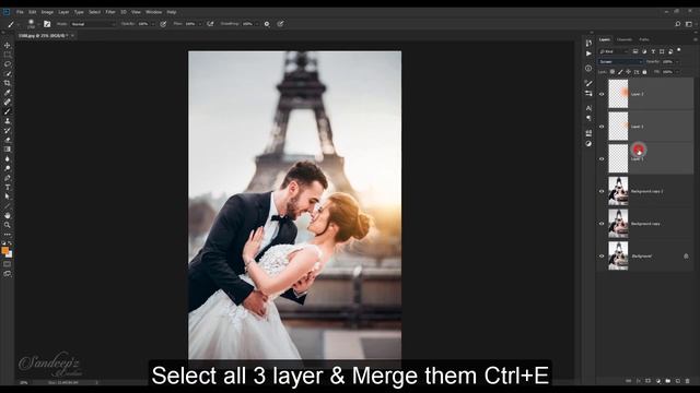 Photoshop CC Tutorial: Wedding Photo Edit