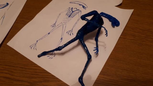 [3D PEN] Чужой 3Д Ручка как нарисовать Alien 3D PEN