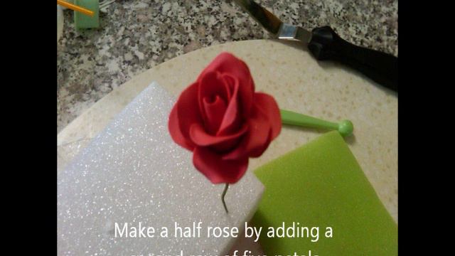 Gumpaste Rose Tutorial