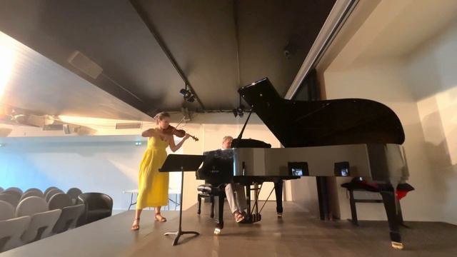 Schubert Serenade- Standchen- Piano Gilles Nicolas/ Violon Claire Bucelle