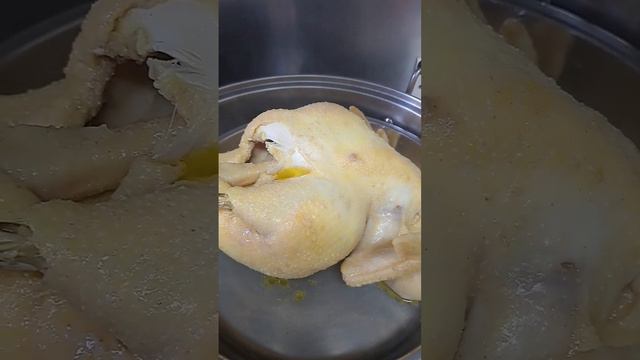 Steam Chicken With Ginger Sauce #chicken #shortvideo