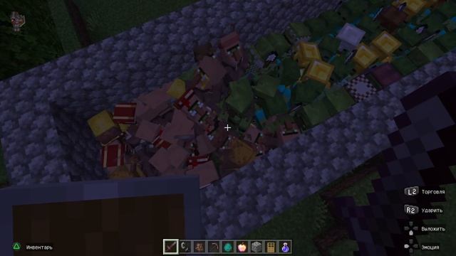 Minecraft за сколько минут 100 зомби заразят 100 жителей