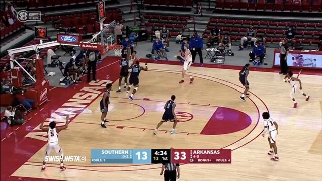 Moses Moody Arkansas 2020-21 Early Season Highlights Montage | 16.9 PPG 5.6 RPG 51.2 FG%