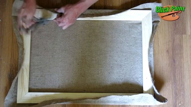 Как натянуть холст на подрамник. Натяжка холста.