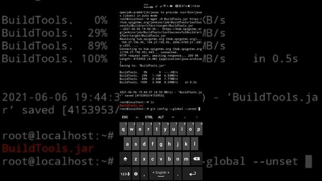 Запуск сервера Minecraft Java Edition на базе андроид смартфона