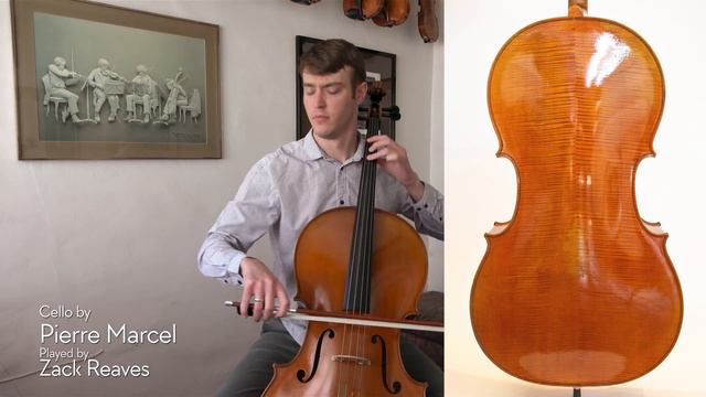 (SOLD) Pierre Marcel #6 2018 Cello / Zack Reaves / At The Metzler Violin Shop