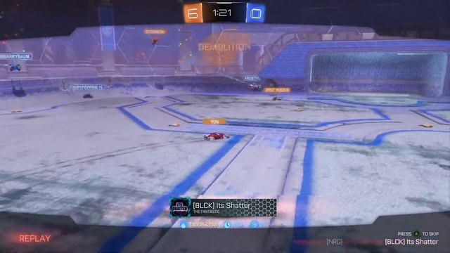 Demolishing Every Player In The Lobby With Air Strike Black Market Goal Explosion, Rocket League