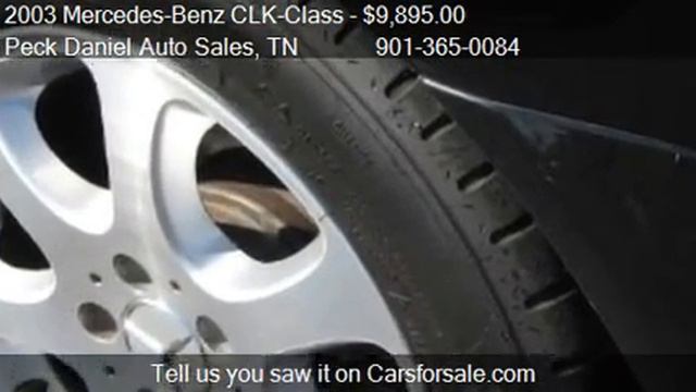 2003 Mercedes-Benz CLK-Class CLK320 Coupe For Sale In Memphi