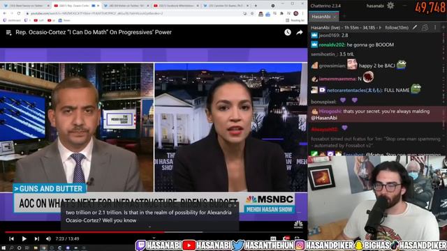 1/2 HasanAbi October 4, 2021 – Facebook Is Down, Pandora Papers, IATSE Strike, Biden Roasts Sinema